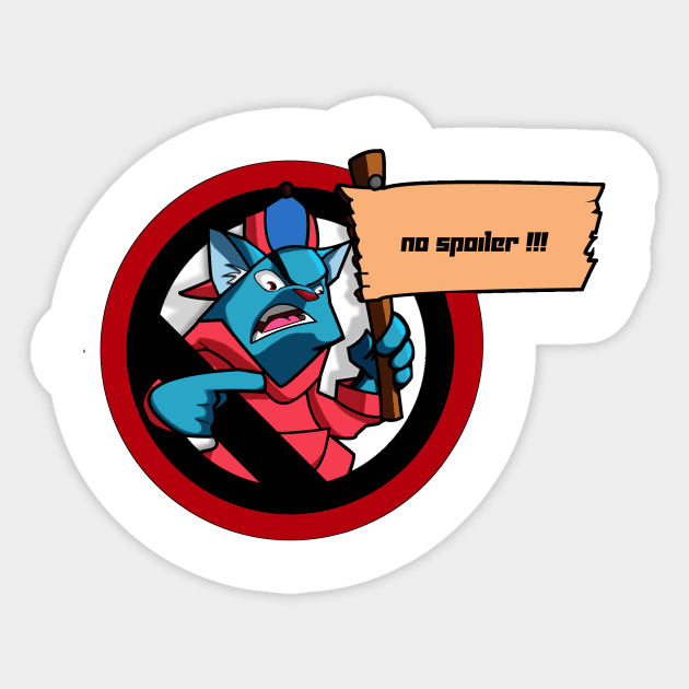 spoiler cat Sticker by dgdodraw